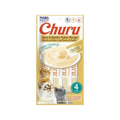 CHURU GATO TUNA & BONITO 4 TUBOS