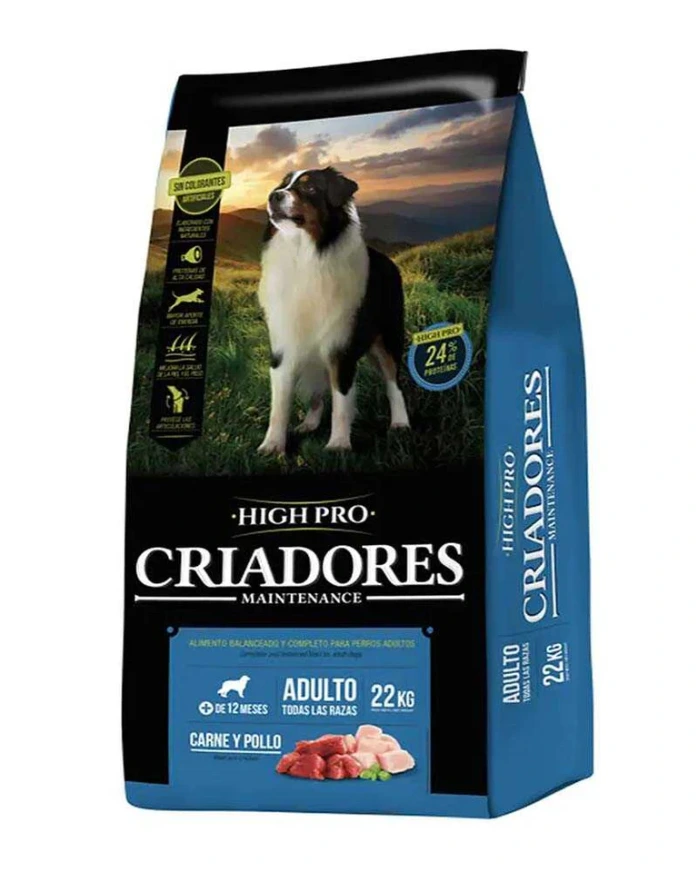 CRIADORES HIGH PRO 22 KG