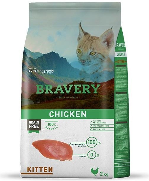 [BRAVERY] BRAVERY POLLO GATITO 2 KG
