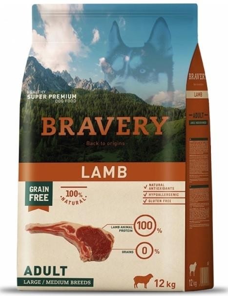 BRAVERY LAMB ADULTO PERRO GRANDE 12 KG