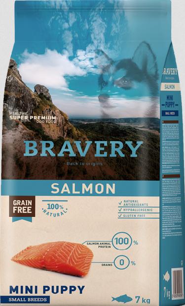 BRAVERY SALMON MINI PUPPY 7 KG