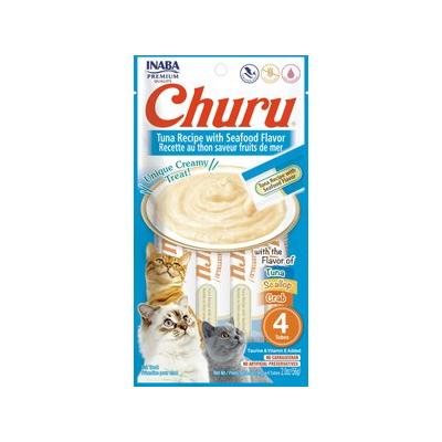 CHURU GATO SABORES MARINOS 4 TUBOS X 56 GR